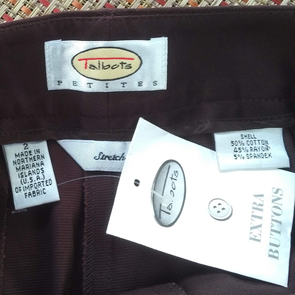 Talbots Brown Bermuda Grandma Shorts - Picture 5 of 6